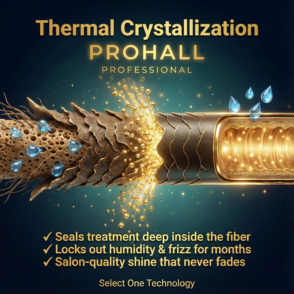 Prohall Selección Uno: aplicación de crema alisadora para cabello suave en casa