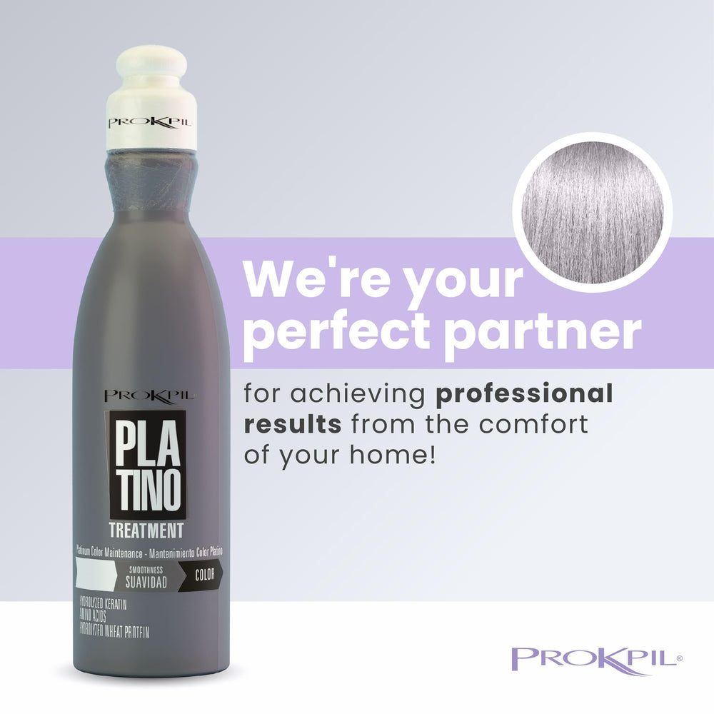 Prokpil Aplicación fácil mascarilla platino para cabello teñido
