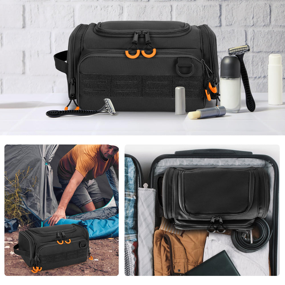 Prokva bolsa de higiene táctica apertura frontal para acceso rápido