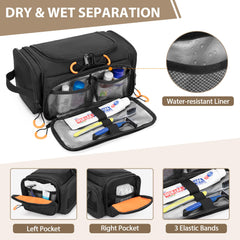 Prokva bolsa de higiene táctica con forro resistente al agua para protección