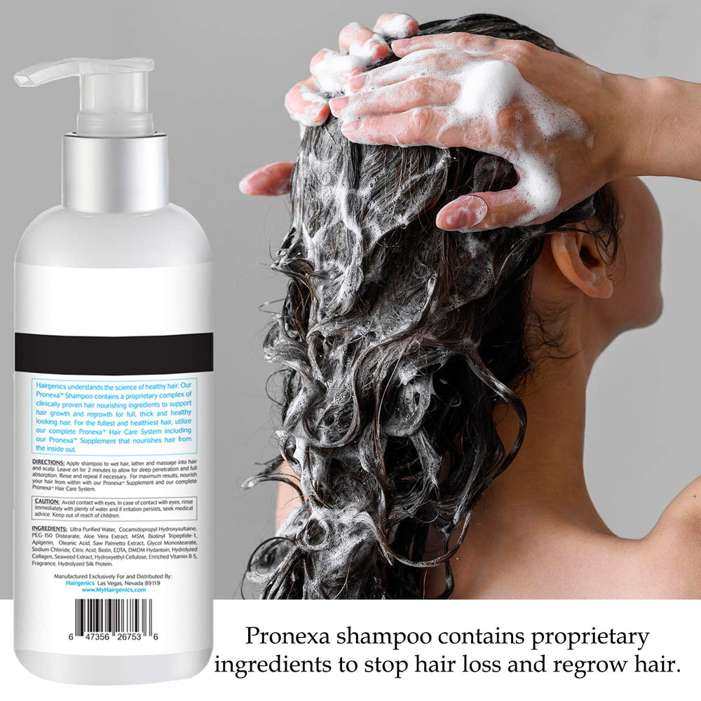 Pronexa espuma cremosa para cabello húmedo durante la ducha
