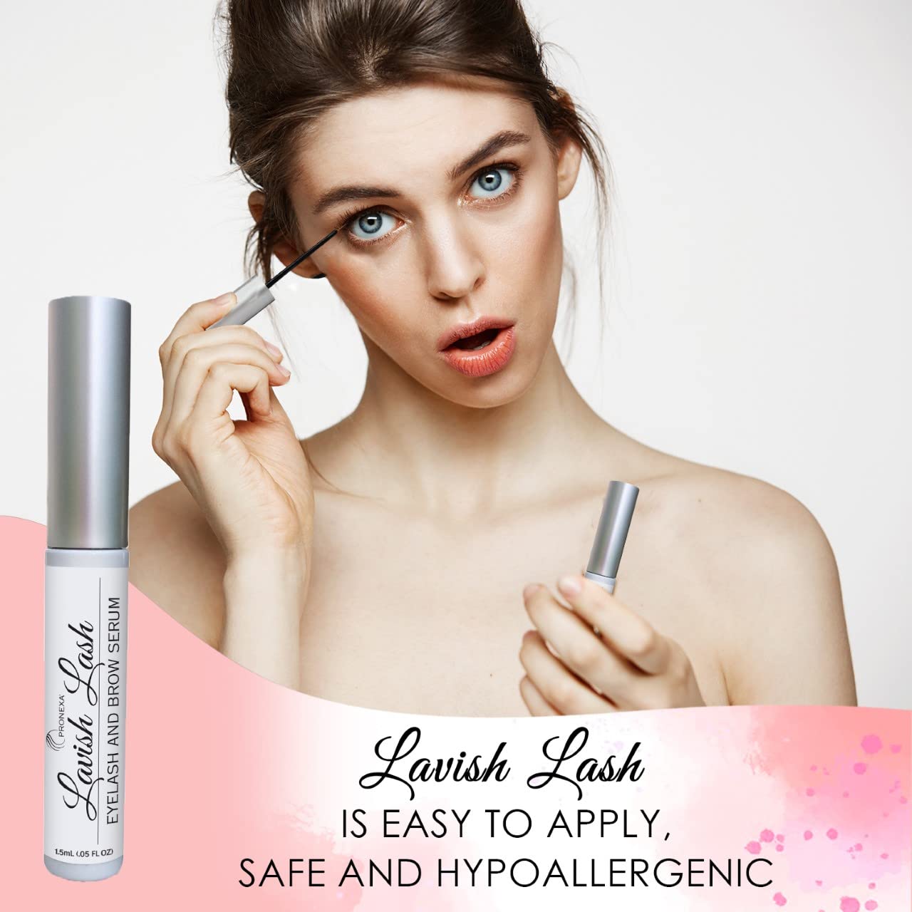 Certificado por dermatólogos en Lavish Lash confianza en cuidado de pestañas