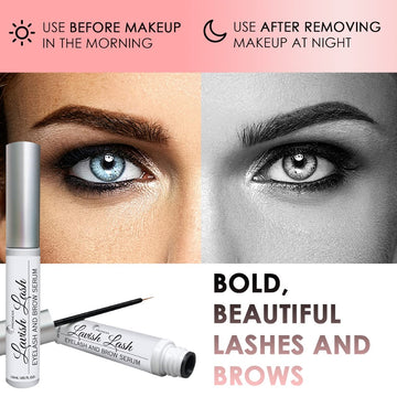 Envase y tapa de Lavish Lash diseño compacto para almacenamiento