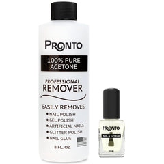 Pronto acetona remover envase 8oz para retirada suave de esmalte