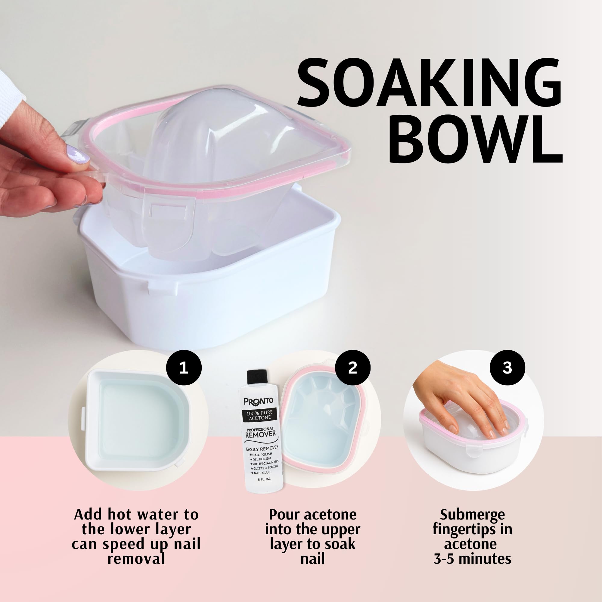 Pronto all-in-one manicure kit delivers complete at-home nail care convenience.