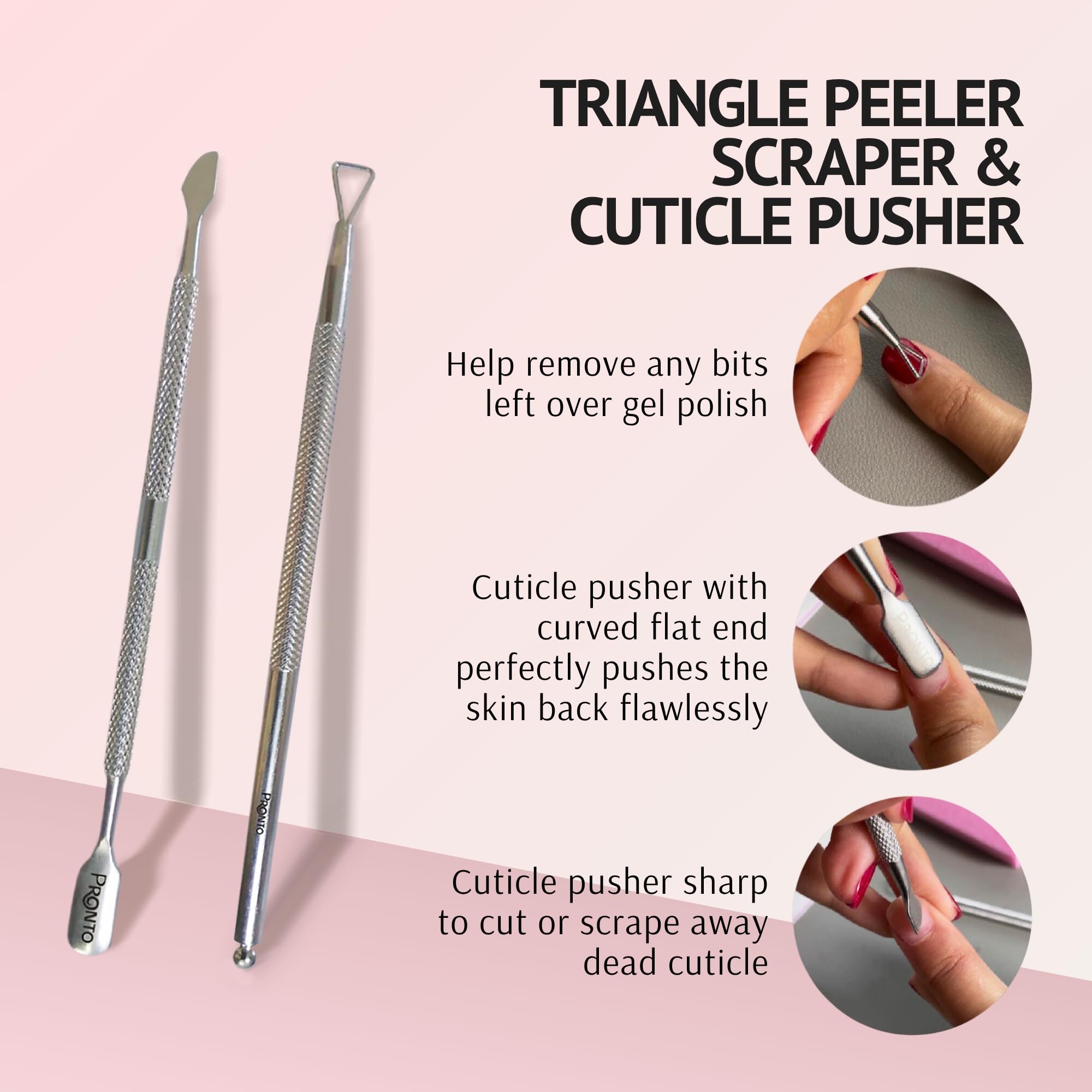 Pronto conjunto manicura para dejar uñas listas para la siguiente manicura en casa.