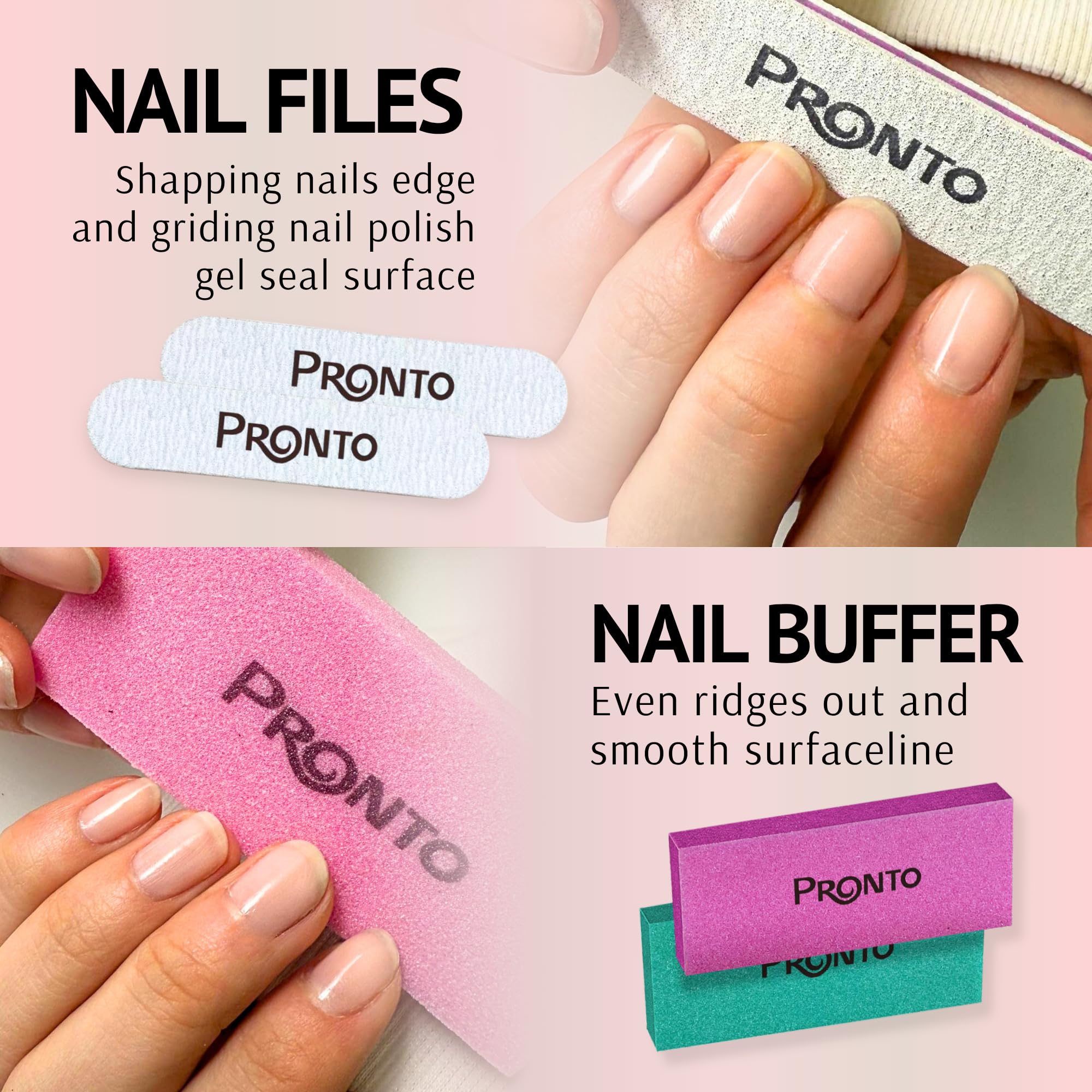 Pronto removedor de uñas con acetona para retirada eficiente de esmalte.