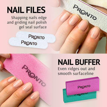 Pronto removedor de uñas con acetona para retirada eficiente de esmalte.