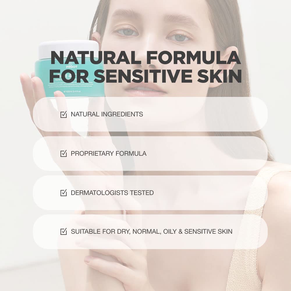 PROOT Crema acne nalgas, ingredientes naturales, cuidado suave de la piel.