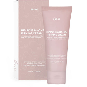 PROOT Crema Reafirmante Hibisco y Miel en bote para cuello suave