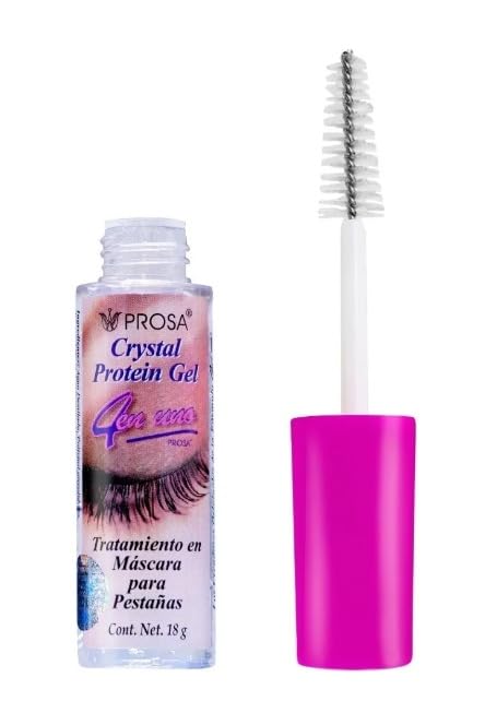 Prosa 4 en 1 gel cristal para pestañas uso como primer y tratamiento nocturno para volumen