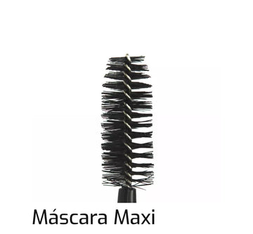 Prosa 4 en 1 Maxi-Volumen Mascara con efecto rizo para levantar y rizar pestañas.