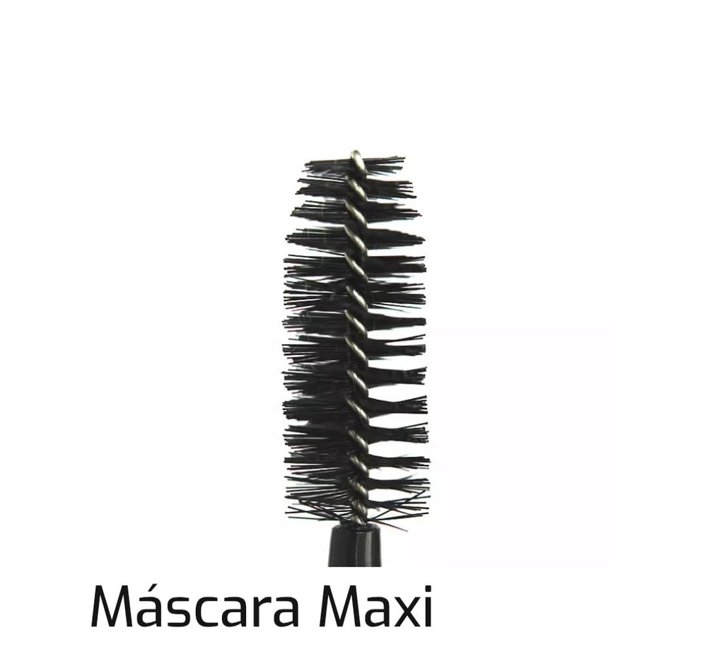 Prosa 4 en 1 Maxi-Volumen Mascara con efecto rizo para levantar y rizar pestañas.
