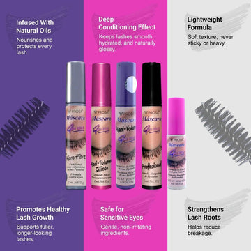 Prosa Mascara Professional Collection, formulación con aceites naturales para pestañas más sanas.