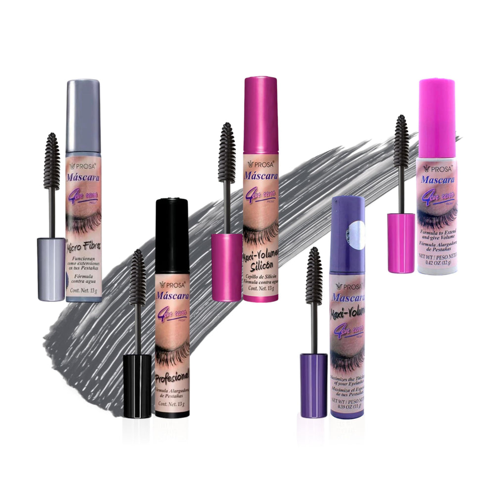 Prosa Mascara Professional Collection, set de 5 máscaras para definición y volumen equilibrados.
