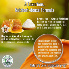 Aplicación suave de ProSeed Bálsamo Manuka en piel, ideal para uso diario.