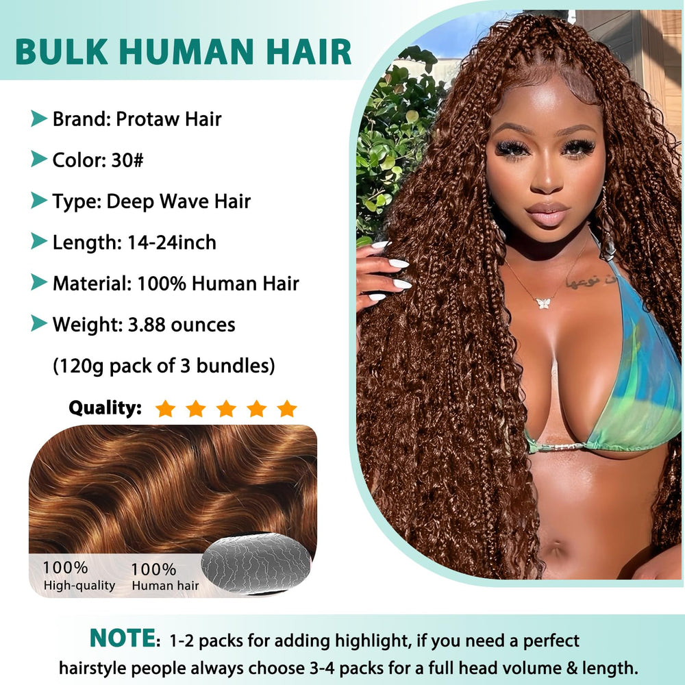 Protaw paquetes de 120 g para trenzas boho sin costuras, densidad equilibrada.