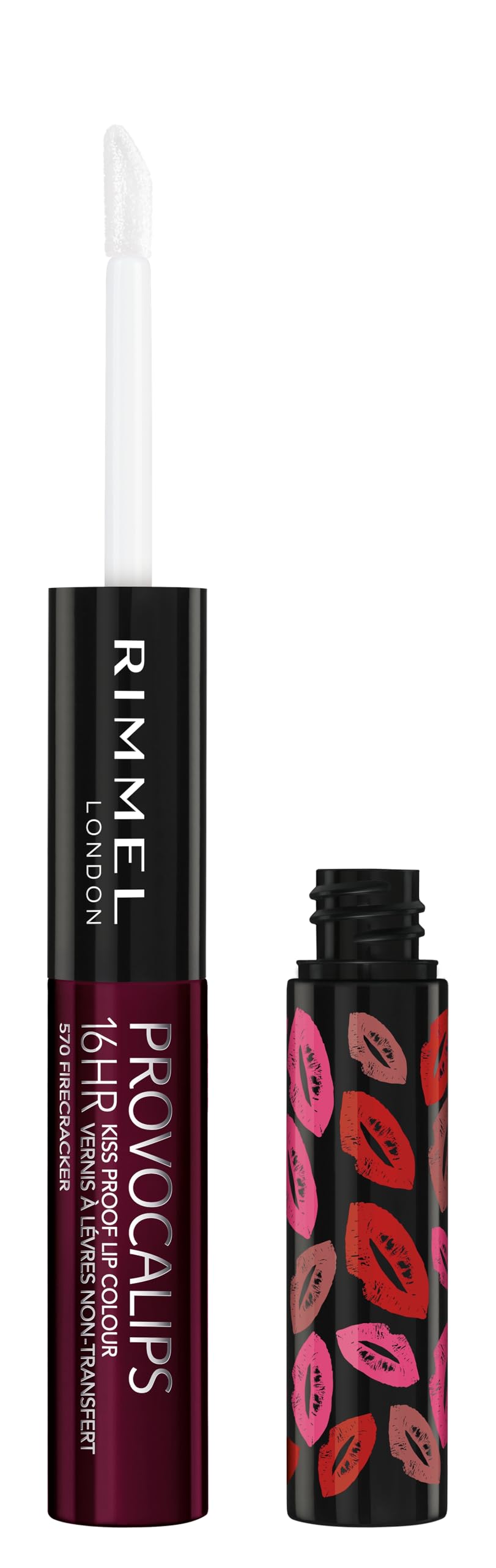 Provocalips color: muestra en tono fuego 570 para inspiración de maquillaje.
