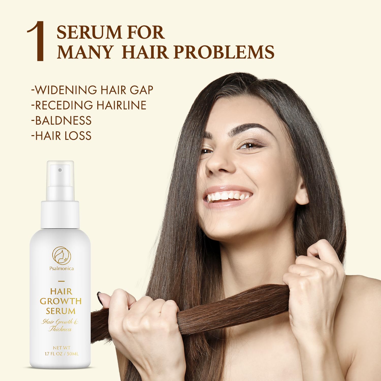 Psalmonica rosemary oil dropper ready for scalp care to support healthier-looking hair