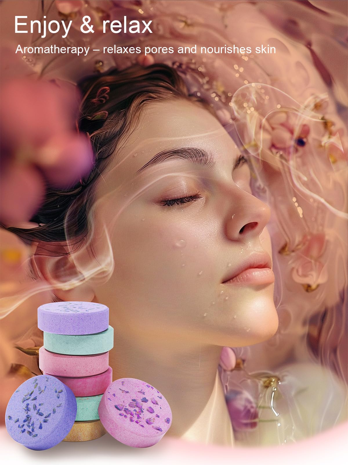Psnli vaporizadores ducha coco, aroma tropical para relajarse.