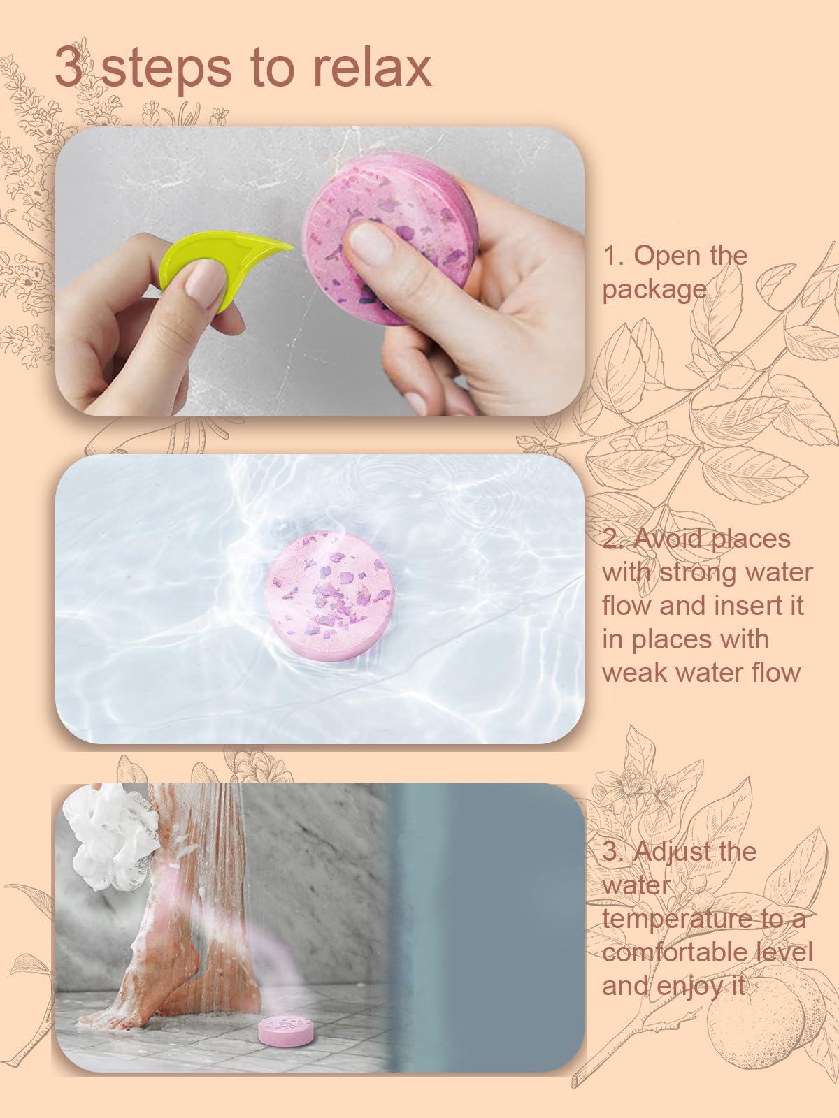 Psnli vaporizadores ducha sandía, fragancia veraniega para ducha refrescante.