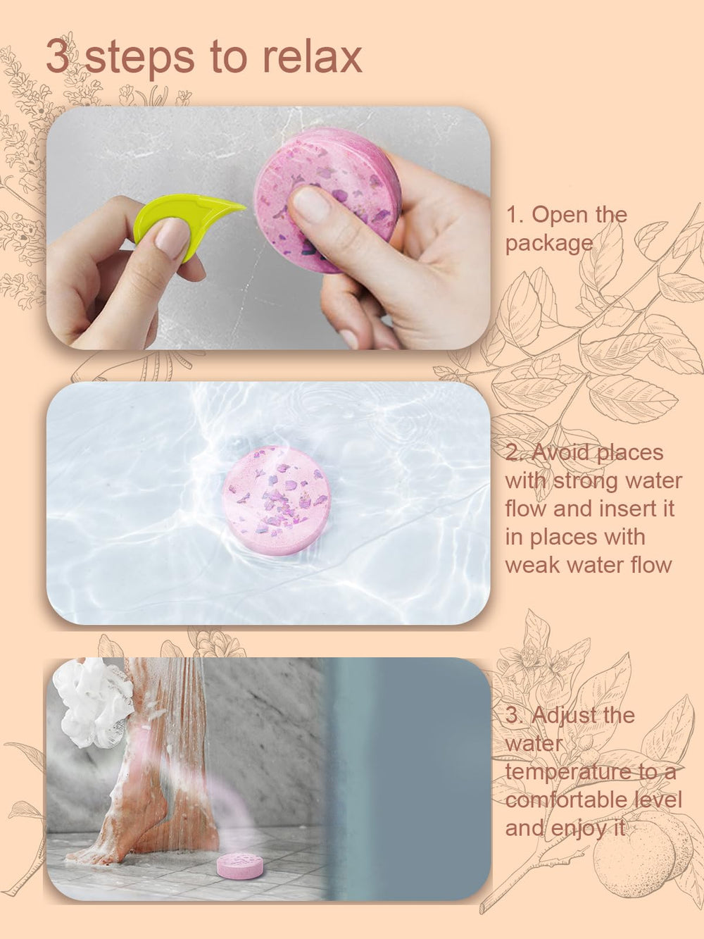 Psnli vaporizadores ducha sandía, fragancia veraniega para ducha refrescante.