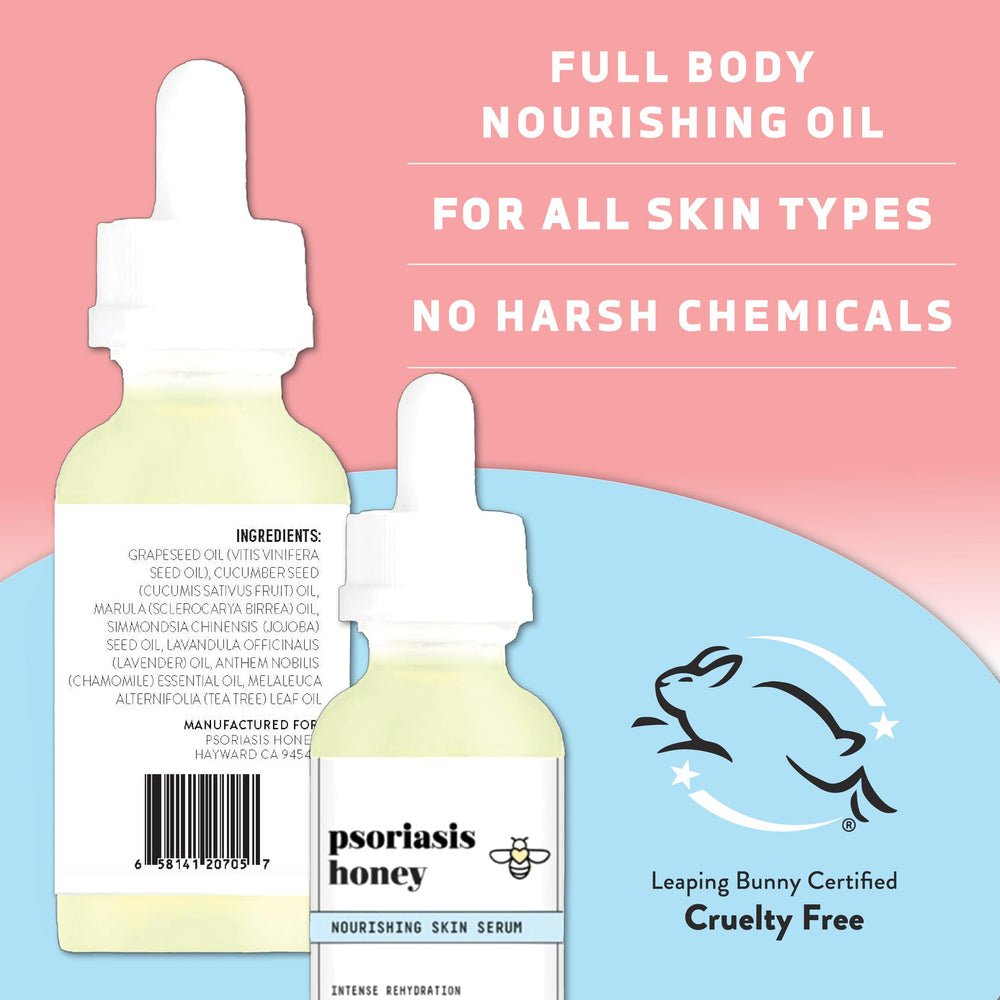 PSORIASIS HONEY frasco de 1 oz, formato práctico