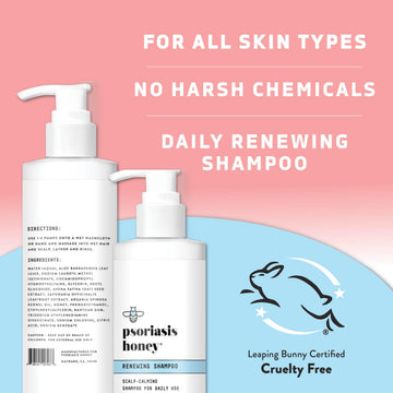 PSORIASIS HONEY champú con aloe vera para cuero cabelludo calmado