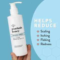PSORIASIS HONEY champú, ingredientes naturales como aloe vera y avena