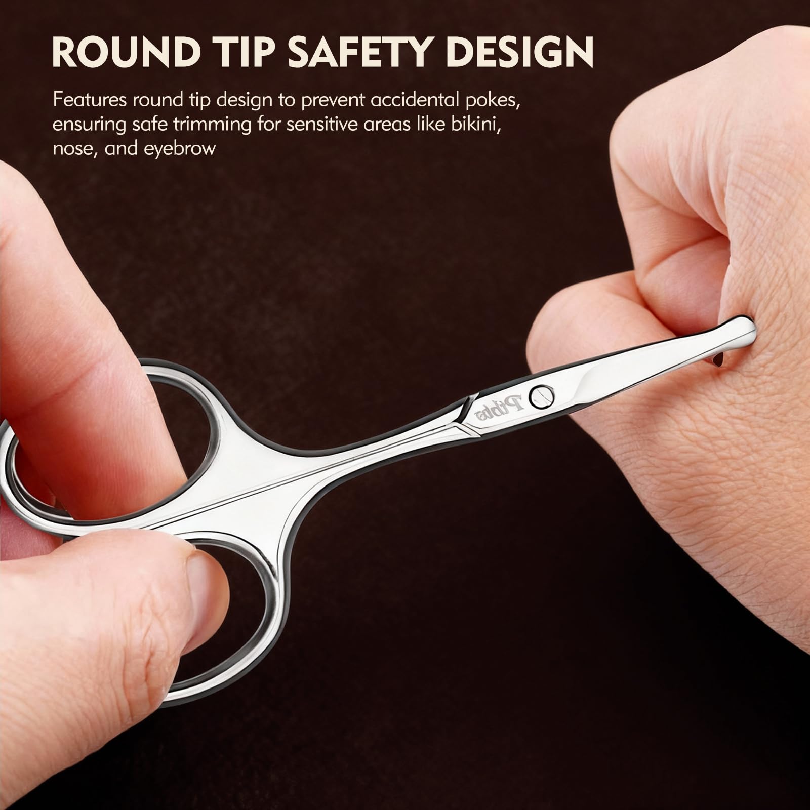 Tijeras PTBTO mango ergonómico, agarre cómodo para precisión
