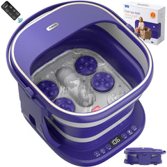 Puboo spa para pies plegable y termico ofrece calor estable para pies relajados