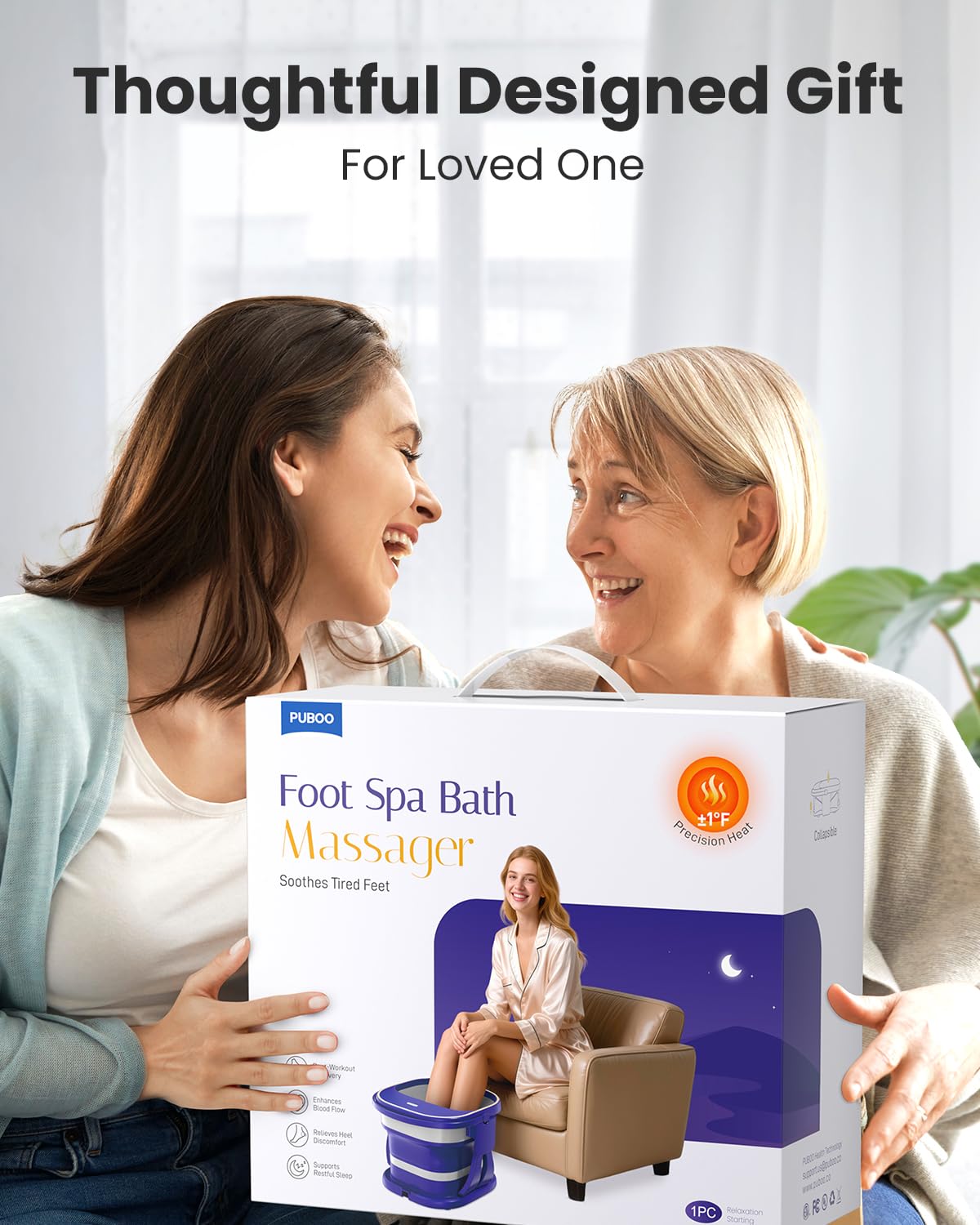 Puboo spa para pies regalo ideal de Año Nuevo para relajación en casa