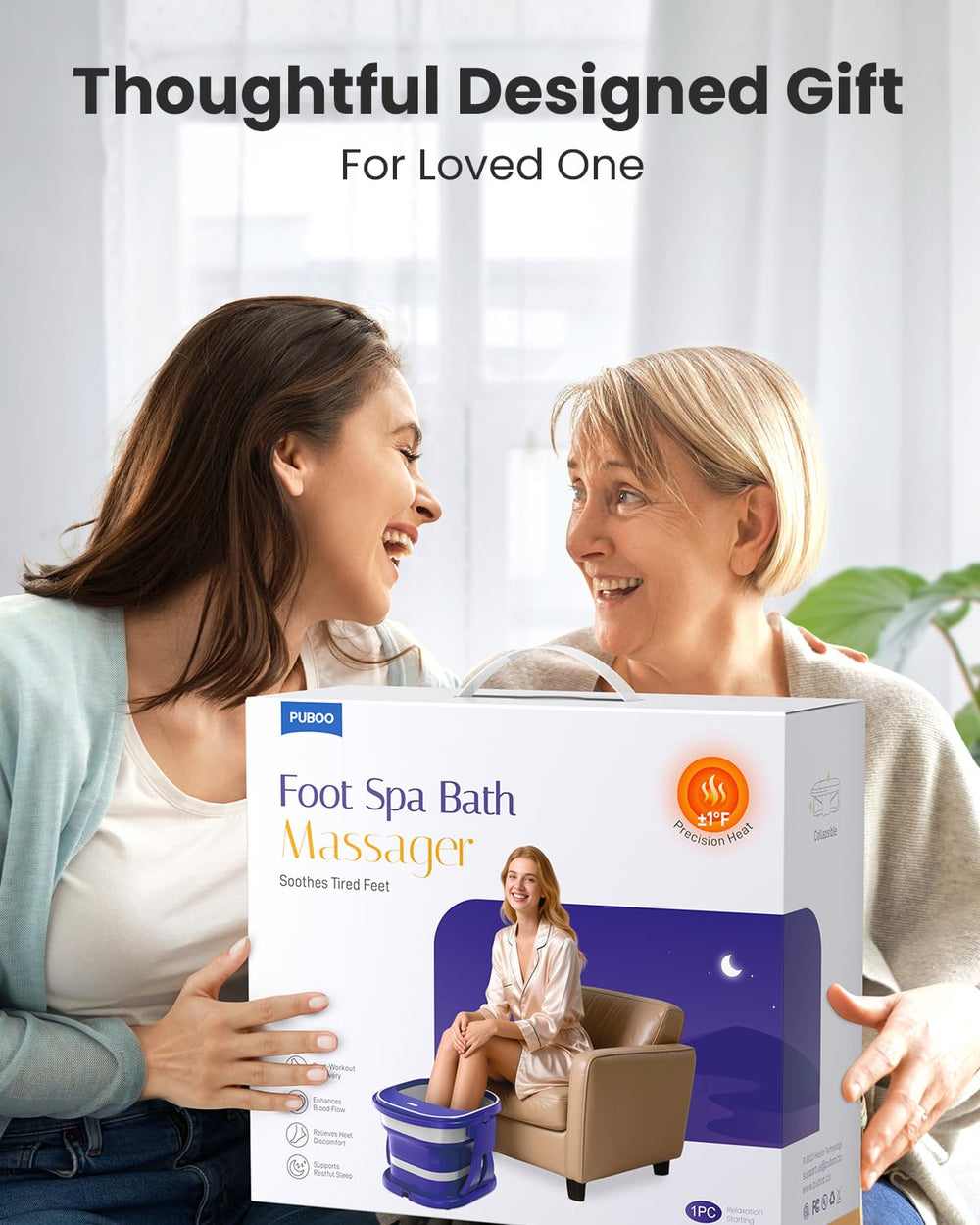 Puboo spa para pies regalo ideal de Año Nuevo para relajación en casa