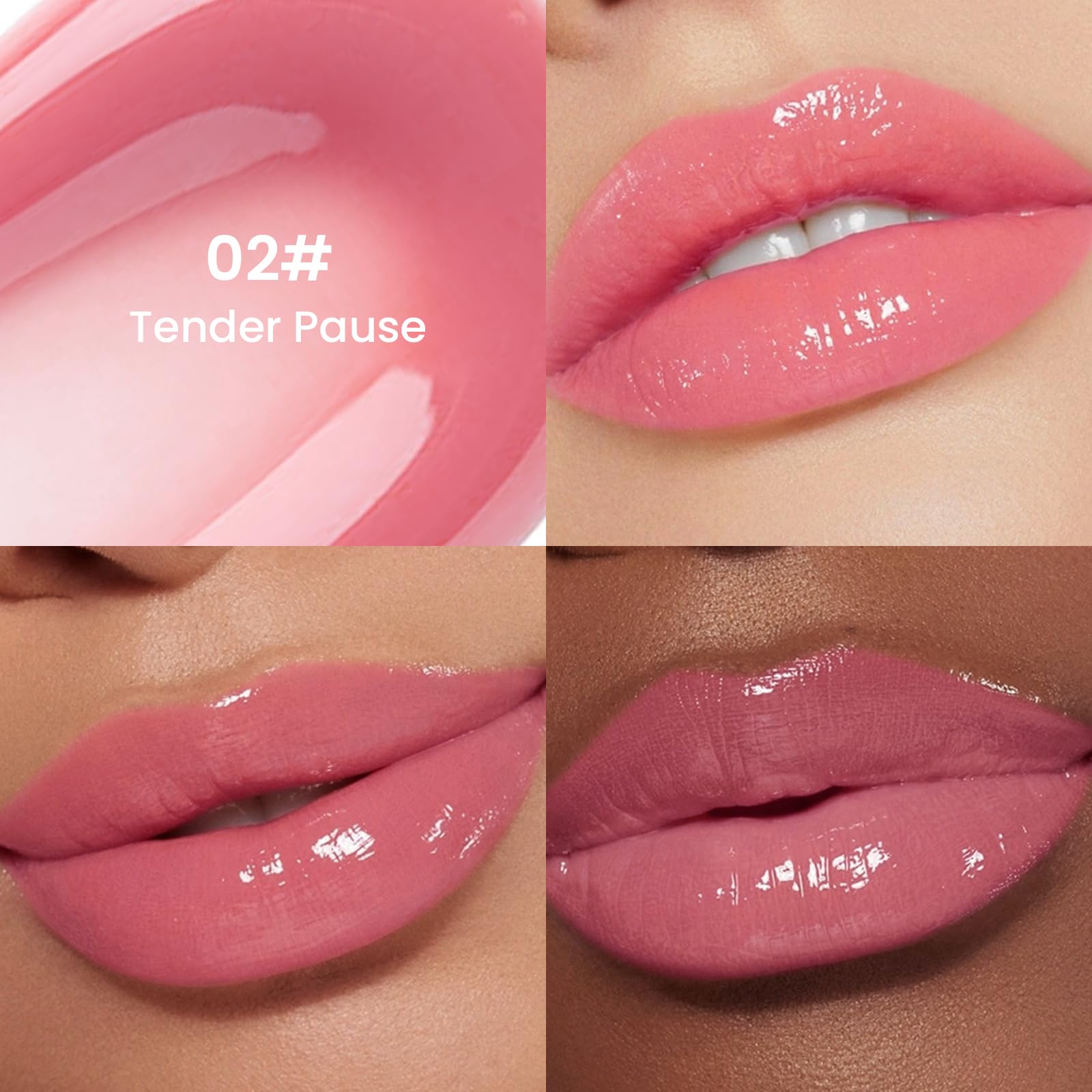 Pudaier aplicador brillo labial, aplicación suave para un contorno definido.