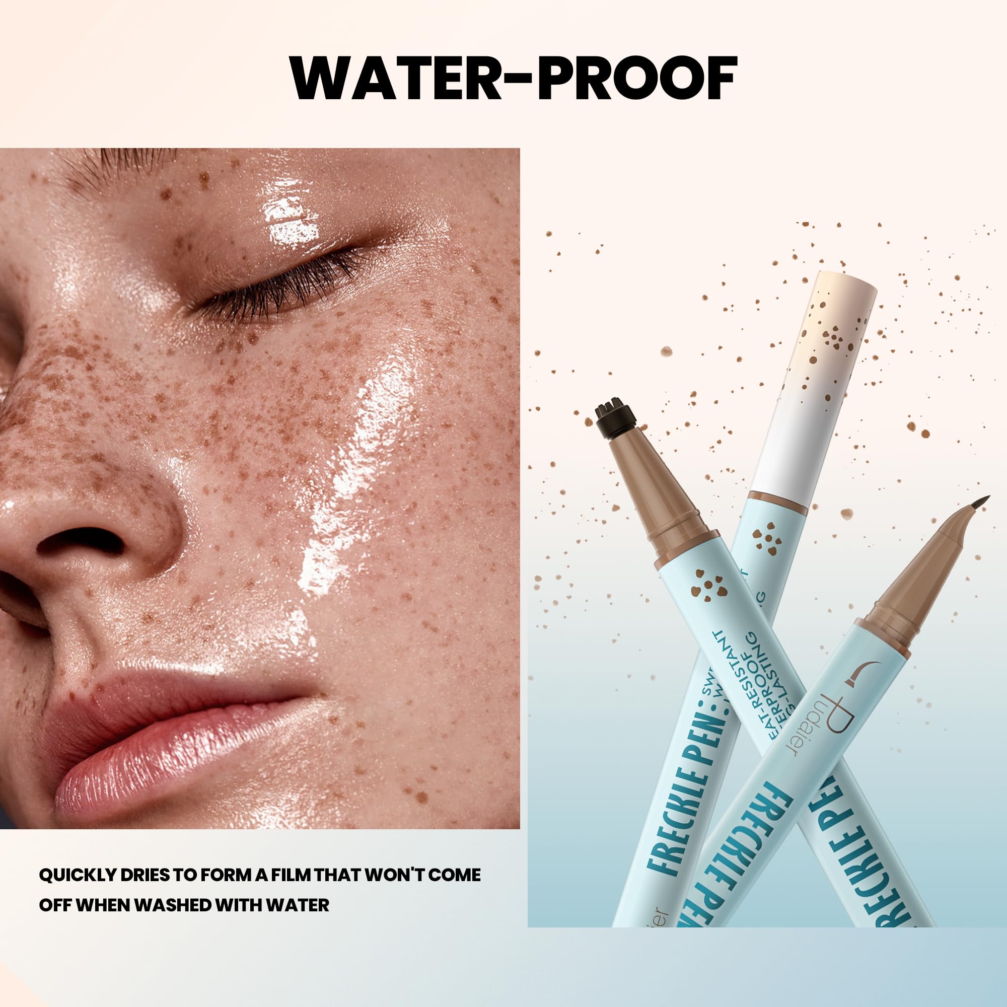 Pudaier aplicador de pecas, ángulo de 15° para trazos finos