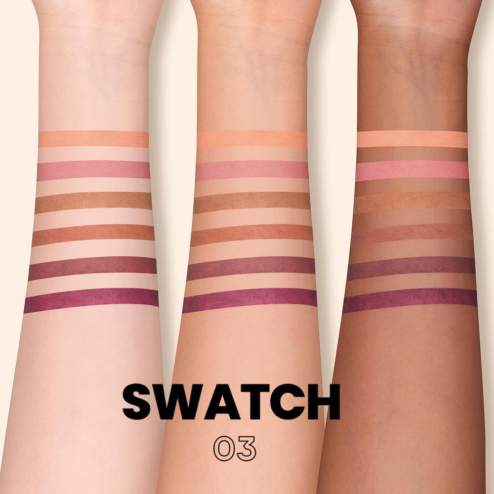 Pudaier delineador labios set6 granate: tono profundo para contorno definido y duradero.