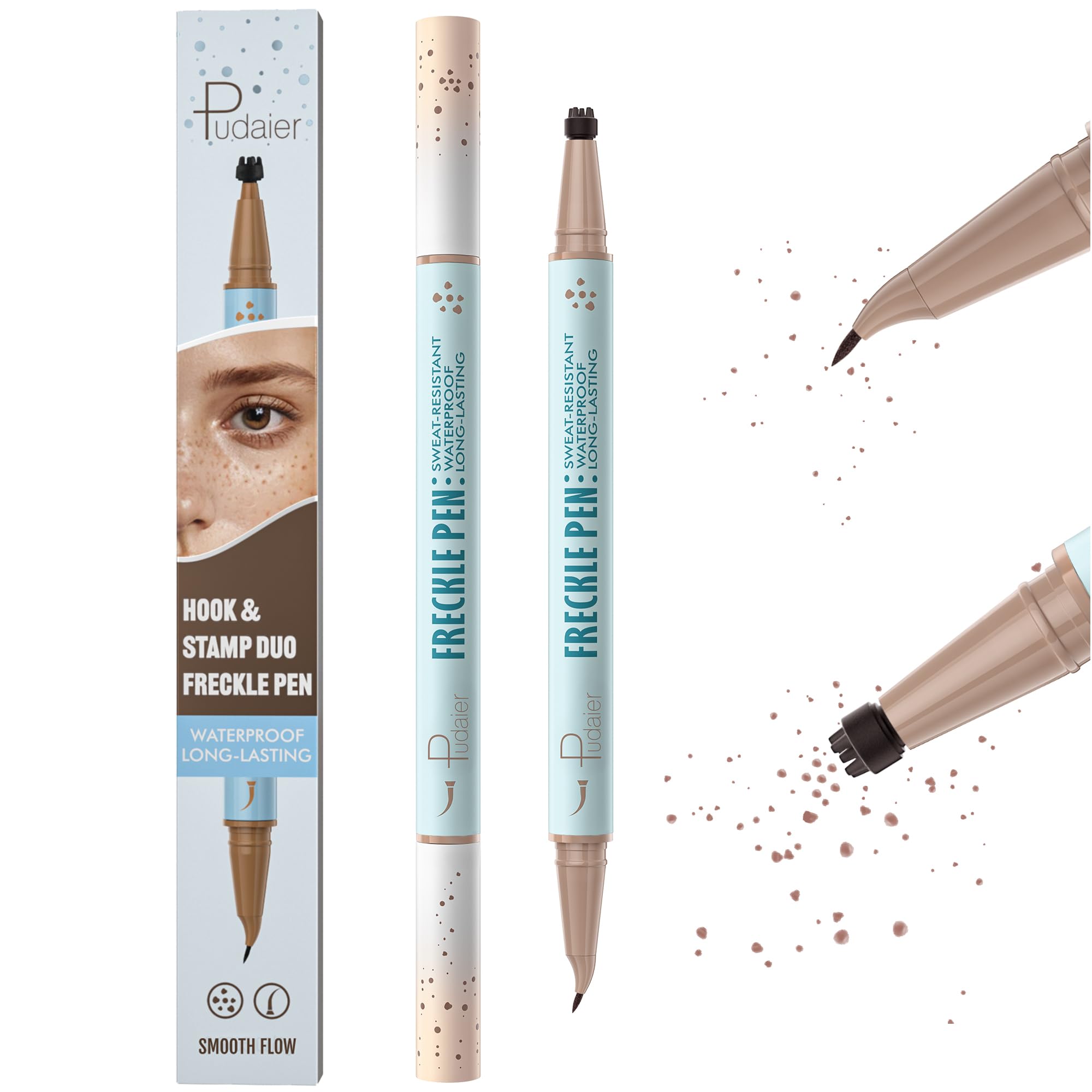 Pudaier lapiz pecas doble extremo para delinear pecas con acabado natural y duradero.