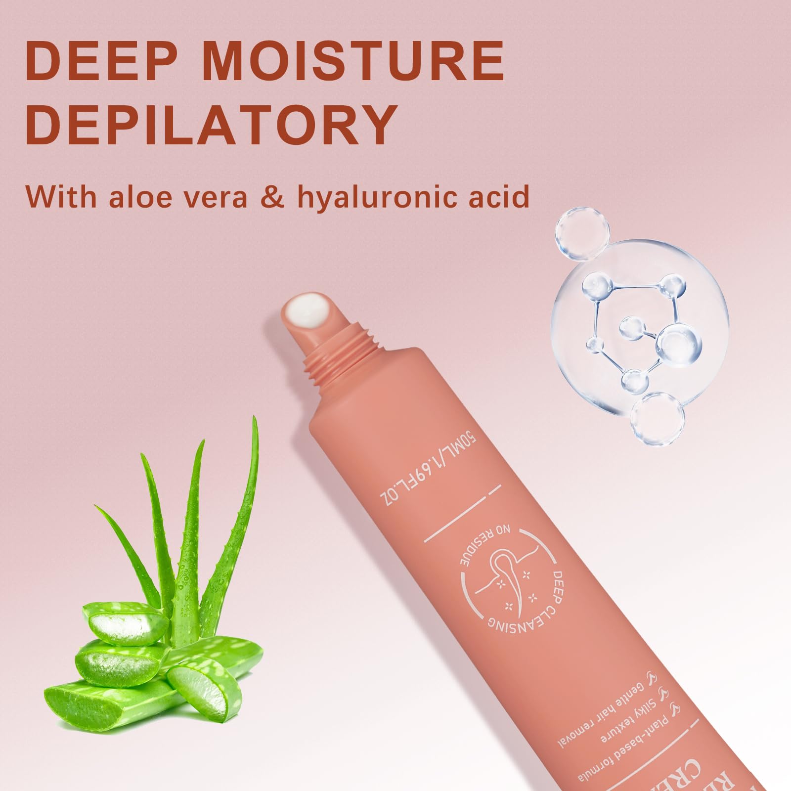 PUILOG crema depilatoria facial, aplicación rápida antes de maquillarte.