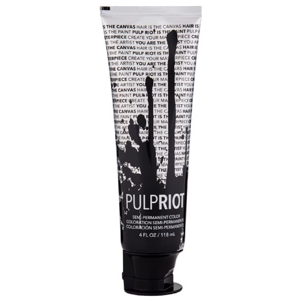 Pulp Riot Fireball, aplicación en pelo seco: saturación para color uniforme