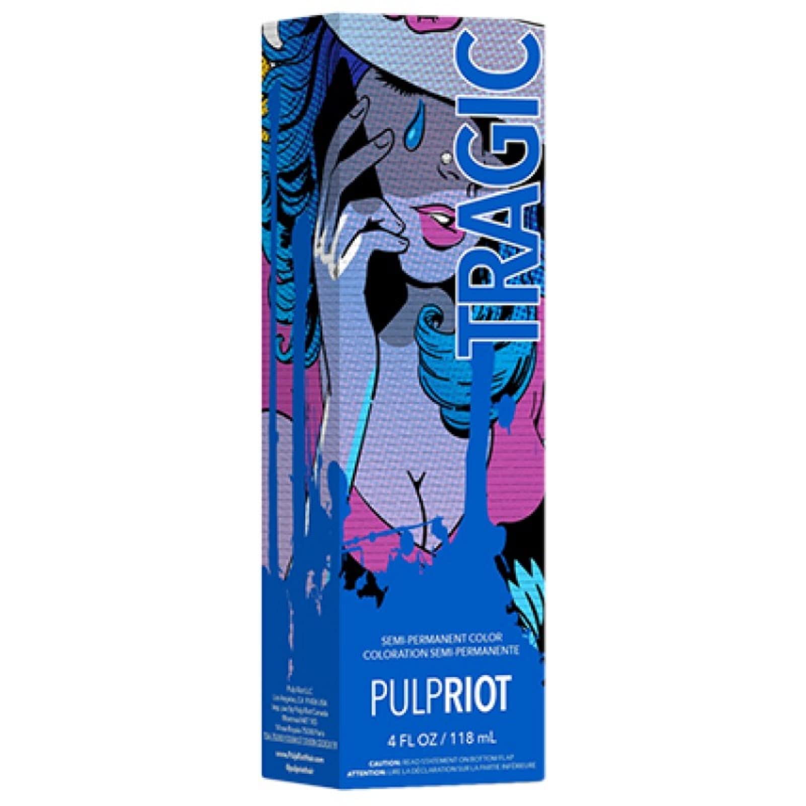 Pulp Riot NeoPop Tragic, aplicación directa desde el tubo para color intenso.