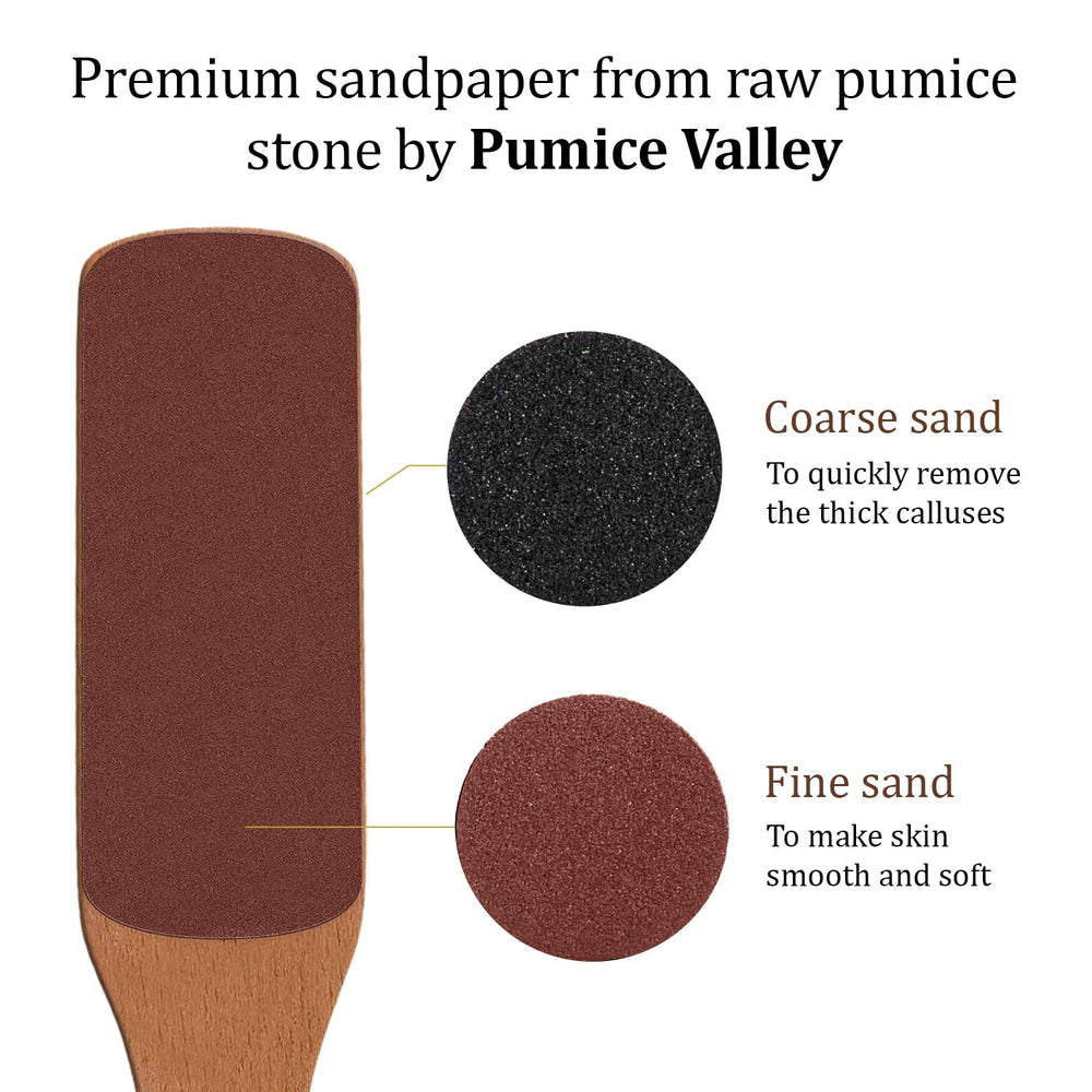 Lima de pies Pumice Valley con grano fino para pulir piel suave