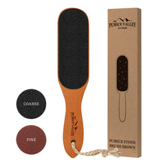 Pumice Valley piedra pómez con mango de madera para exfoliar y suavizar los pies.