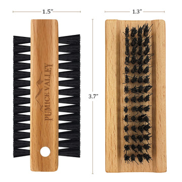 Pumice Valley uso en manos y pies, cepillo doble cara para exfoliar