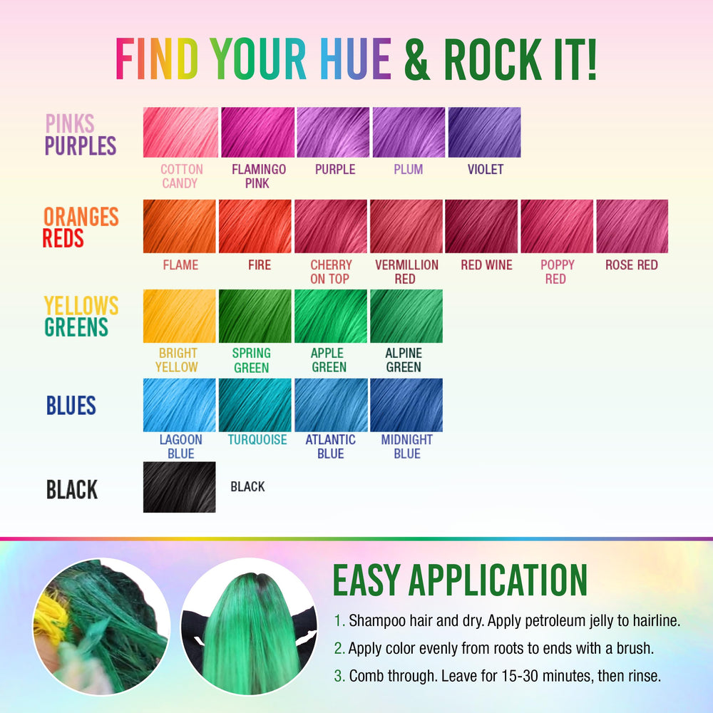Punky Apple Green muestra resultado visible tras varios lavados