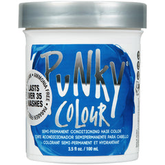 Punky Atlantic Blue envase, tinte semipermanente para cabello suave.
