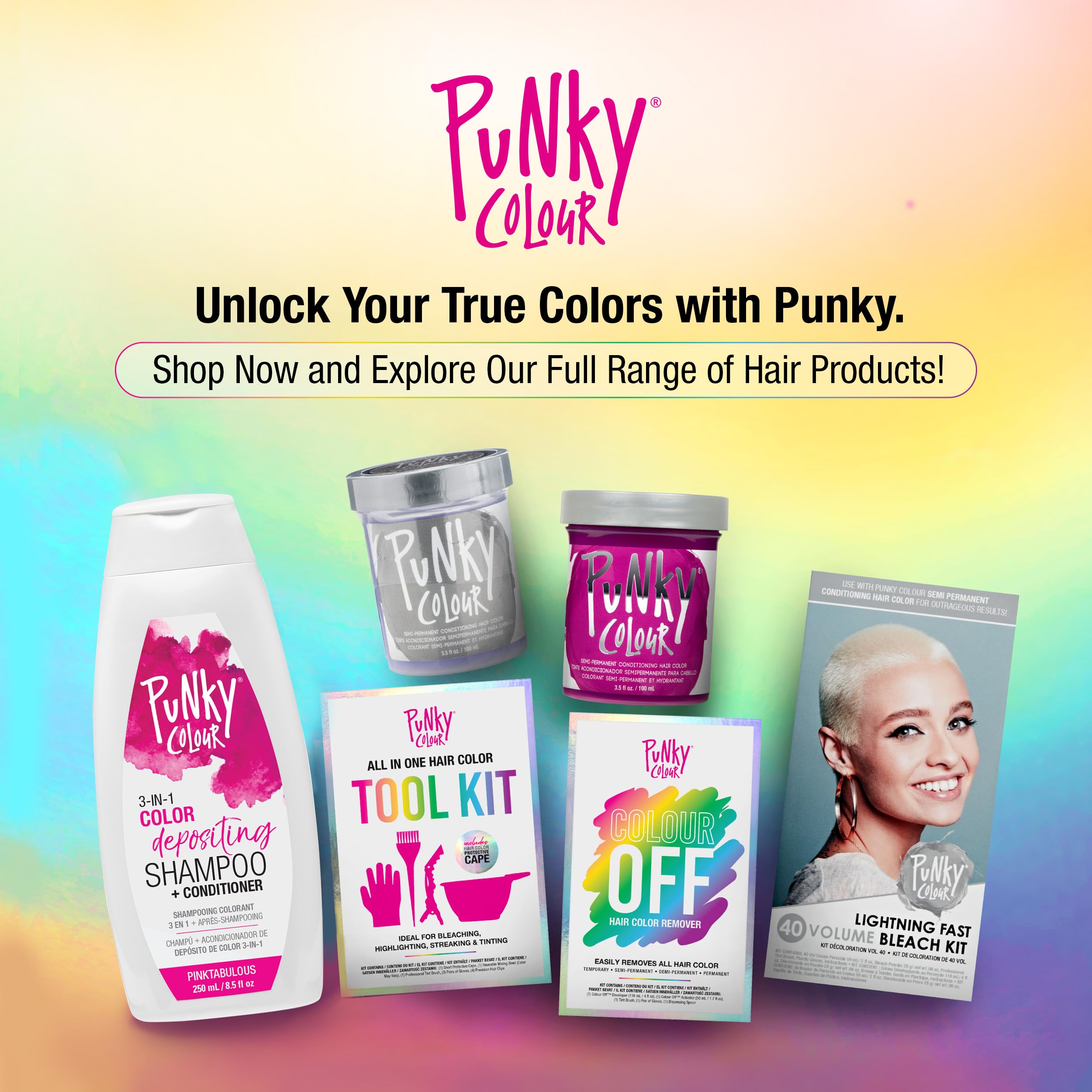 Punky Color 3-en-1 aplicación suave para cuidado capilar