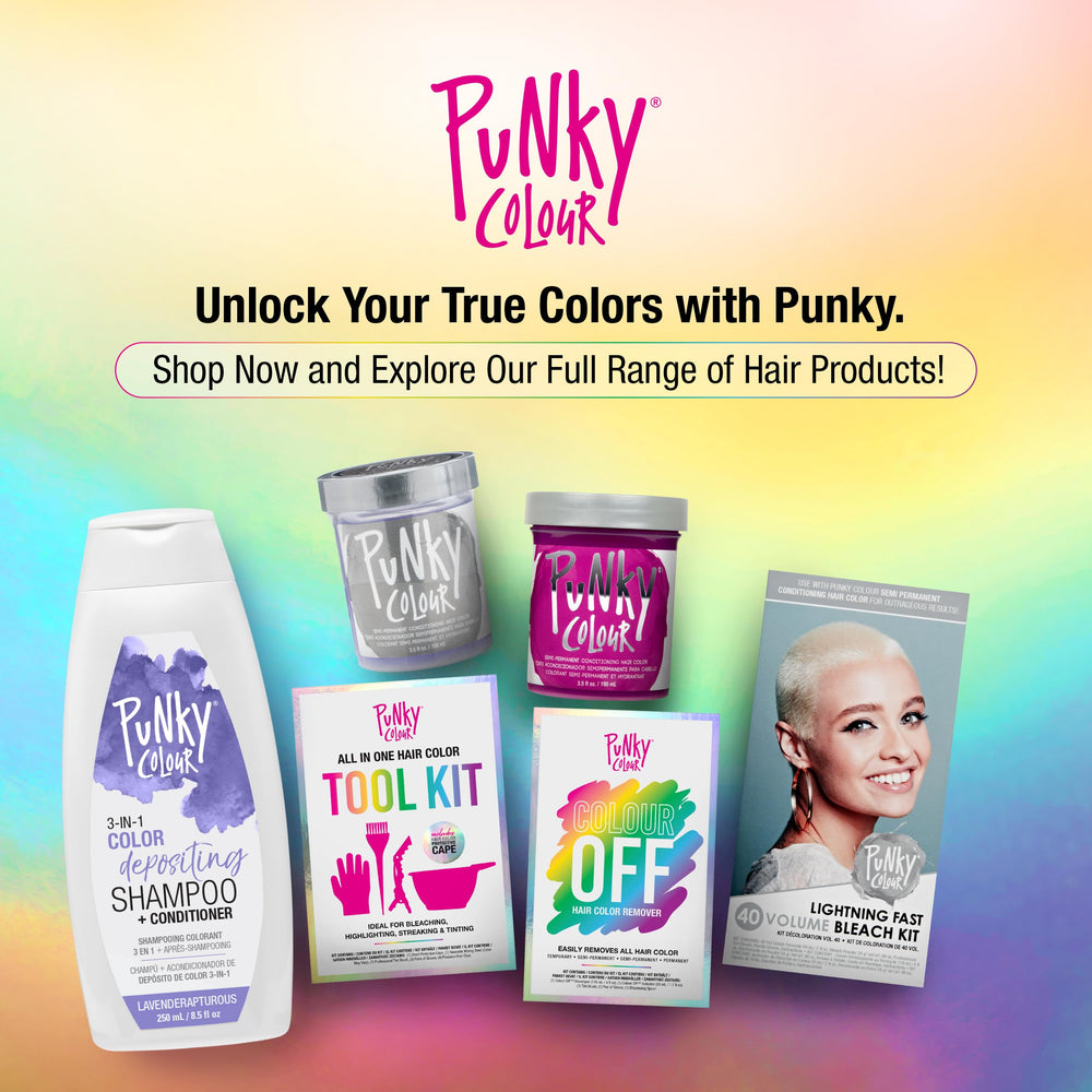 Punky Color 3-en-1 Cabello satinado: brillo saludable y textura sedosa