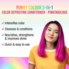 Punky Color 3-en-1 acondicionador nutritivo con argán para cabello suave