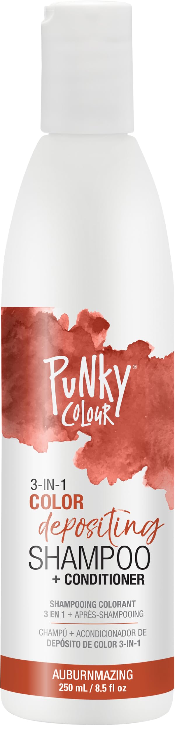 Punky color 3-en-1 deposita color mientras limpia y acondiciona el cabello