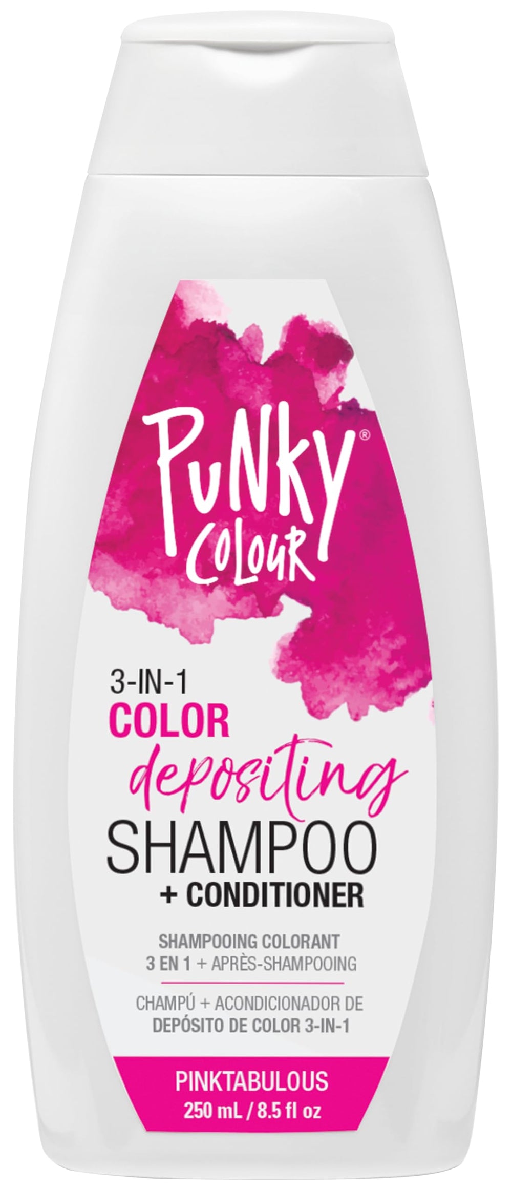 Punky Color 3-en-1 limpiador con deposito de color en botella para retocar tonos